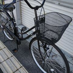 affiche[アフィッシュ]26吋 ファミリーサイクル 変速なし/ブラックの画像