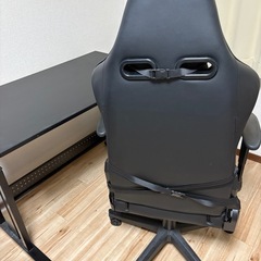 ワークデスク＋ゲーミングチェア(単品可) ※取りに来てくれる方限定の画像