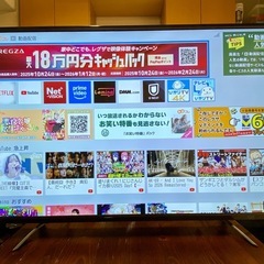 4K対応 Wi-Fi アプリ多数 49インチ液晶テレビ 東芝 REGZA 49C310Xの画像