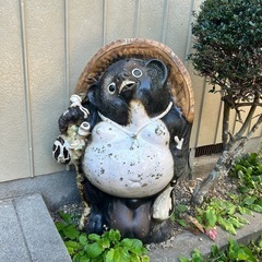 信楽焼　たぬき置物の画像