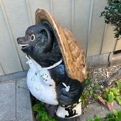信楽焼　たぬき置物の画像