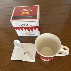 マグカップ　スプーン付き　　　　クリスマス　新品の画像