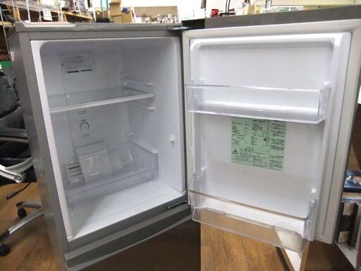冷蔵庫 126L 2021年製 AQUA AQR-13M(S) シルバー 2ドア 右開き 100Lクラス アクア 札幌市厚別区 厚別店