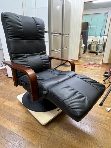 激安チェア!! もこもこフットレスト付き回転チェアDX はぴねすくらぶ