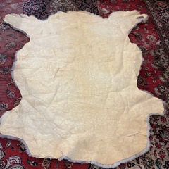 チベタン　シープスキンラグ　羊毛ラグの画像