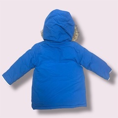 ベビーギャップ❤フード付きダウンコート ダウンジャケット　青　子供用アウターの画像