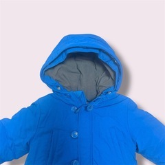 ベビーギャップ❤フード付きダウンコート ダウンジャケット　青　子供用アウターの画像