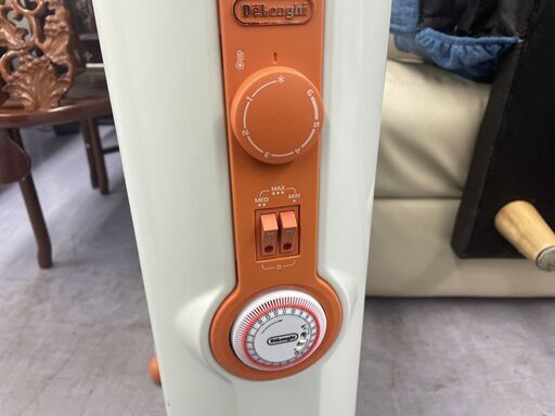 DeLonghi オイルヒーター JR0812-OR オレンジ 8～10畳 8枚フィン デロンギ 暖房器具 ストーブ 札幌市手稲区