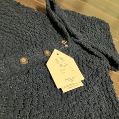 【新品】conoco ネイビー ポンチョ 80cmの画像