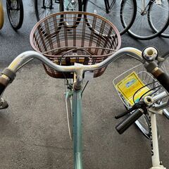 ★店頭にて試乗可★ J3341　【リユースのサカイ柏店】　軽快自転車　6段変速　オートライト　グリーン　26インチ　　簡易クリーニング済　 中古自転車 　流山市 中古自転車 松戸市 中古自転車 我孫子市 中古自転車 船橋市 中古自転車 守谷市 中古自転車 取手市 中古自転車の画像