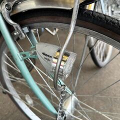 ★店頭にて試乗可★ J3341　【リユースのサカイ柏店】　軽快自転車　6段変速　オートライト　グリーン　26インチ　　簡易クリーニング済　 中古自転車 　流山市 中古自転車 松戸市 中古自転車 我孫子市 中古自転車 船橋市 中古自転車 守谷市 中古自転車 取手市 中古自転車の画像