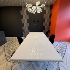 6人掛けダイニングテーブルセットの画像