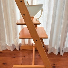 STOKKE ストッケ トリップトラップ 木製子供椅子　ベビーセットの画像