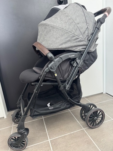 combi コンビ ホワイトレーベル スゴカルSwitch エッグショック AS アッシュグレー