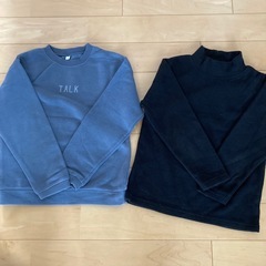 size130センチ冬用トレーナーの画像