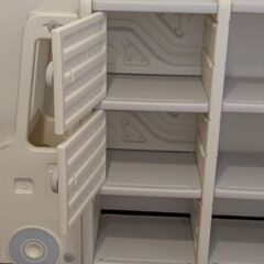 【早期終了あり】おもちゃ収納棚（トラック型）の画像