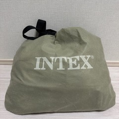 インテックス INTEX エアーベッド ダブル 電動の画像