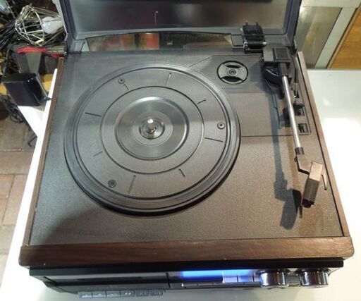 WINTECH スピーカー搭載マルチオーディオプレーヤー KRP-310MS レコード CD ラジオ カセット USB SDカード 外部入力 札幌市 東区 新道東店