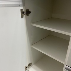 ニトリ NITORI キッチンボード 食器棚 マインド ホワイト 幅160の画像