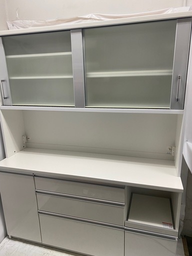 ニトリ NITORI キッチンボード 食器棚 マインド ホワイト 幅160 ニトリ NITORI キッチンボード 食器棚 マインド ホワイト 幅160