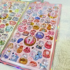 ①硬い 立体 動物シール の画像