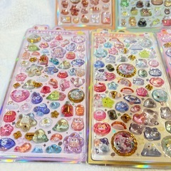 ①硬い 立体 動物シール の画像