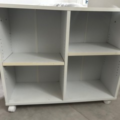 カラーボックス　キャスター付きの画像