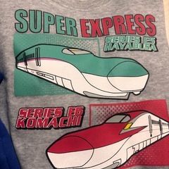 美品♡新幹線　冬用トレーナー　100の画像