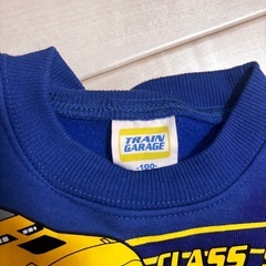 美品♡新幹線　冬用トレーナー　100の画像