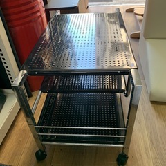 スチール製　テレビ台の画像