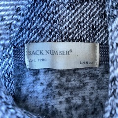 【美品】BACK NUMBER パーカー 2着セットの画像
