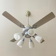 national シーリングファン 照明器具 2機の画像