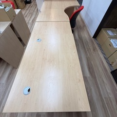 3点組み合わせデスクの画像