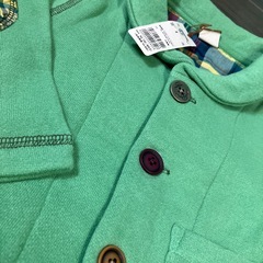 【新品】petit main ボタン式ジャケット 90cmの画像