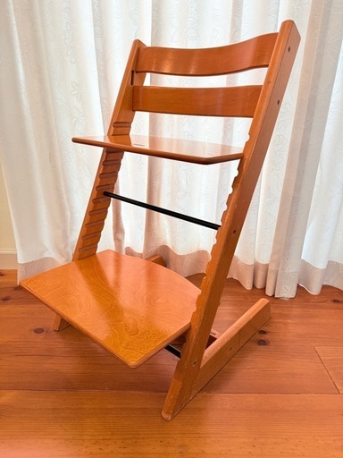 ストッケ トリップトラップ 木製 チェア ベビーガード付(旧型) 希少