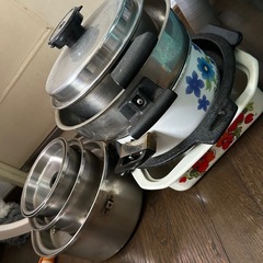 【決まりました】鍋など キッチン周りの金物まとめてお譲り の画像
