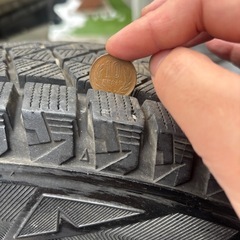 ジムニー　ブリヂストンスタッドレスの画像