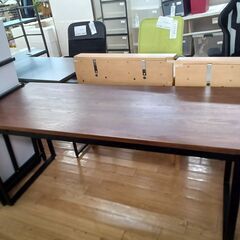 ★リユースのサカイつくば店★TK7691  デスク ブラウン H72×D61×W151 クリーニング済みの画像