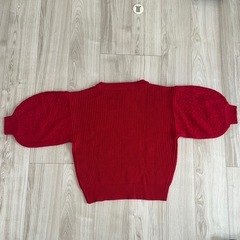 GU　ニットセーター パフスリーブの画像