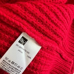 GU　ニットセーター パフスリーブの画像