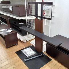 ★リユースのサカイつくば店★TK7692  TVスタンド ブラック/ブラウン H114×D52×W118 クリーニング済みの画像