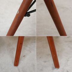 ≪zyt2636ジ限≫ [2脚セット] イームズタイプ シェルチェア　　　リプロダクト/おしゃれ/樹脂素材/プラスチック/ベージュ系/中古家具/リユースストレージ仙台 071207-10の画像