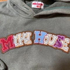 ミキハウス  パーカー　サイズ110の画像