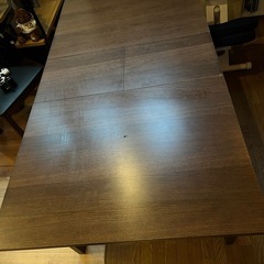 150cm木製テーブルの画像