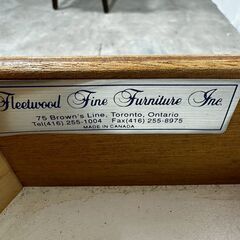 『FLEETWOODFINEFURNITURE』フリートウッドファインファニチェアー サイドテーブル ナイトテーブル コーヒーテーブル テーブル カナダ製  RWdin28の画像