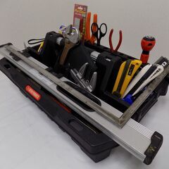 工具いろいろ詰め合わせ　アストロ手提げ工具ケース付属　サビ・よごれ・未使用品あり　【非対面取引です】の画像