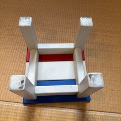 ①ペット用餌台　フードスタンド　木製　植木置きの画像