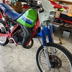 kmx125 ジャンク　エンジン実働　の画像