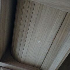 テレビ台　蛇腹式扉の画像