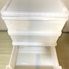 【美品】3段衣装ケース の画像